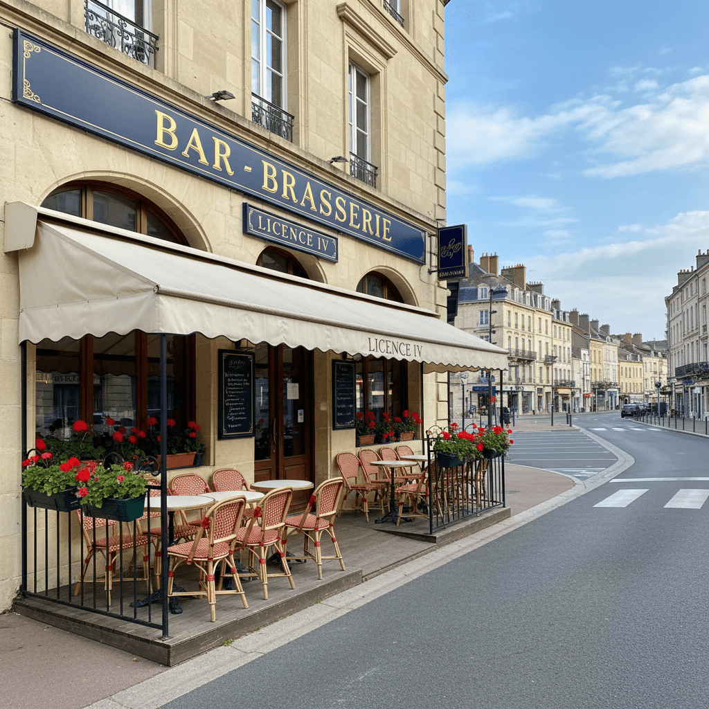 Bar-brasserie 84m² à Bourg-En-Bresse : terrasse - licence IV - Image 1