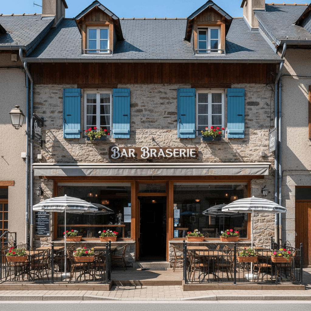 Bar-brasserie 128m² à Villard-Notre-Dame : terrasse - licence IV - Image 1