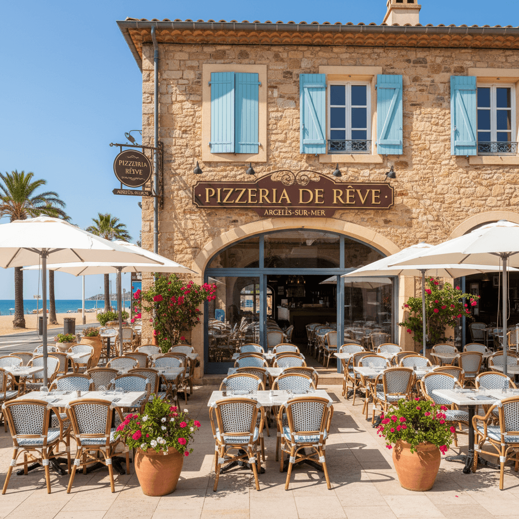 Restaurant 250m² à Argelès-Sur-Mer : terrasse - Image 1