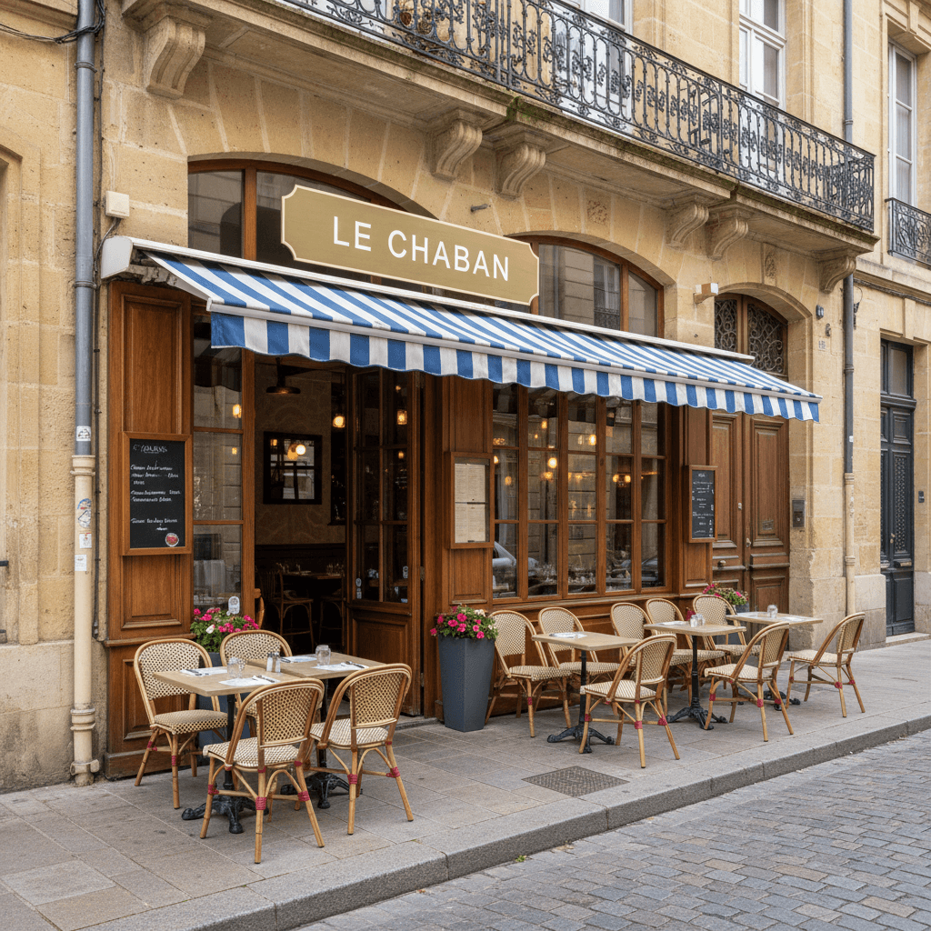Restaurant 50m² à Bordeaux : terrasse - licence IV