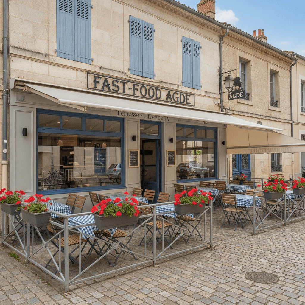 Fast-food 120m² à Agde : terrasse - licence IV - Image 1