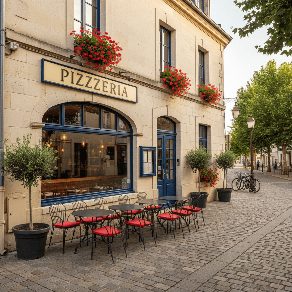 Restaurant à Mont-De-Marsan : terrasse - extraction - Image 1