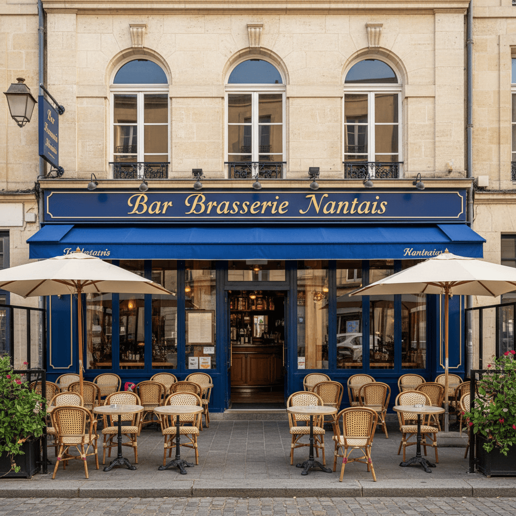 Bar-brasserie 280m² à Nantes : terrasse - licence IV - Image 1