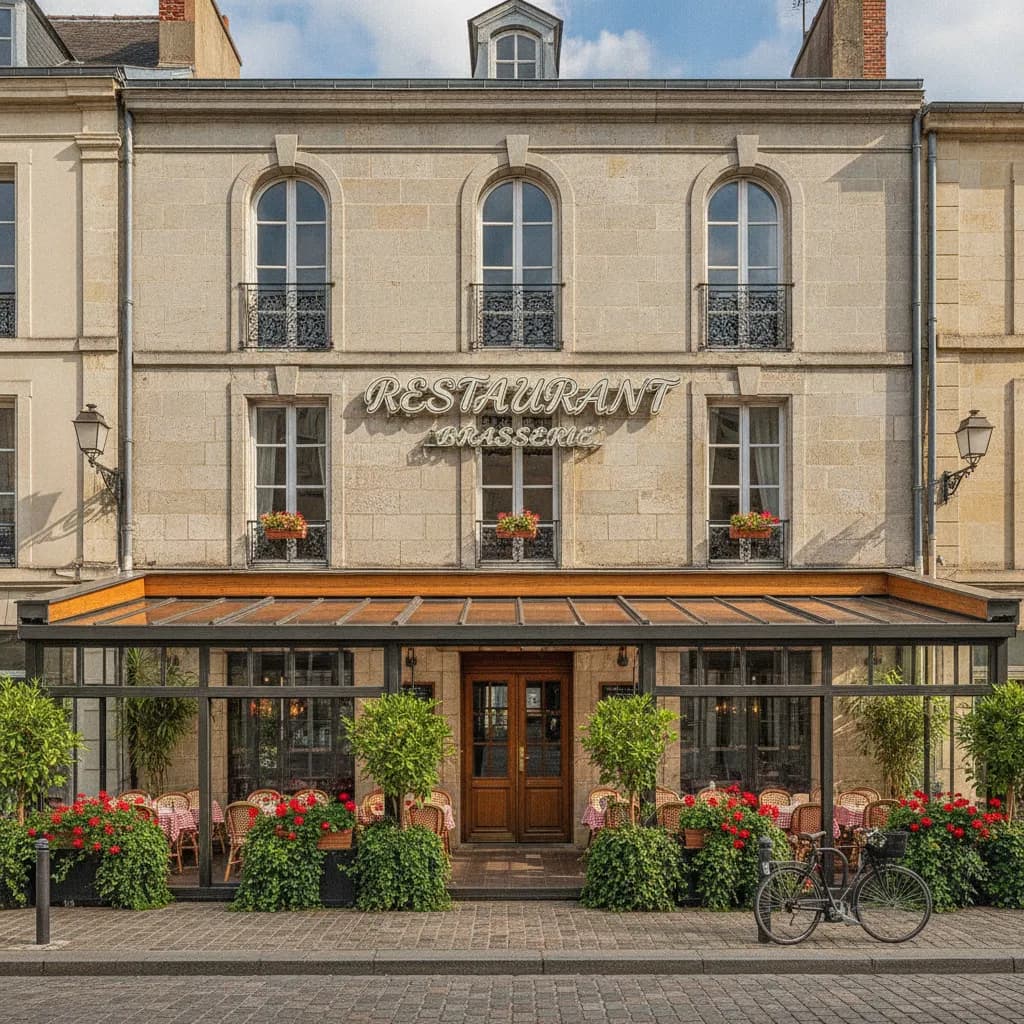 Restaurant 80m² à Mérignac : terrasse - extraction - Image 1