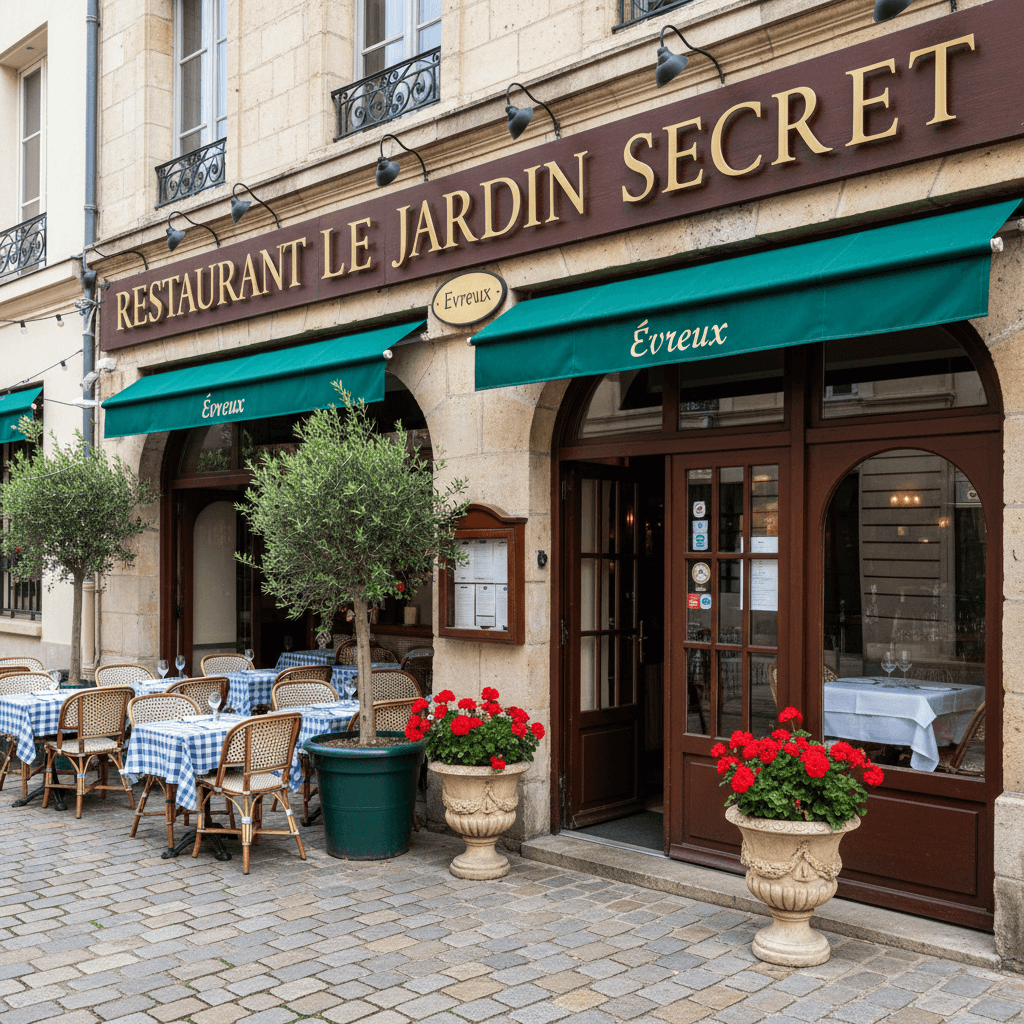 Restaurant à Évreux : terrasse - licence IV - Image 1