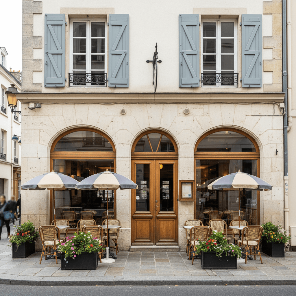 Restaurant 20 couverts à Saint-Germain-en-Laye : terrasse - licence IV - Image 1