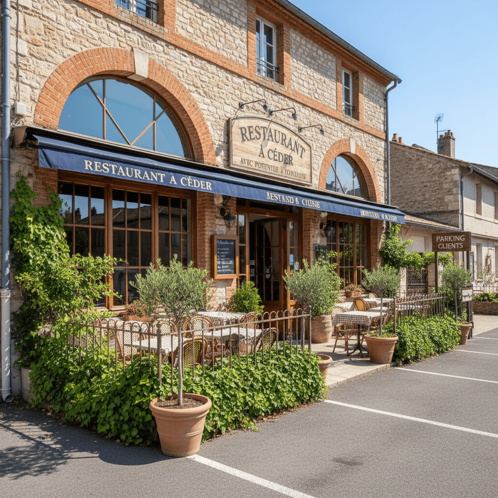 Restaurant 140m² à Toulouse : terrasse - extraction - Image 1