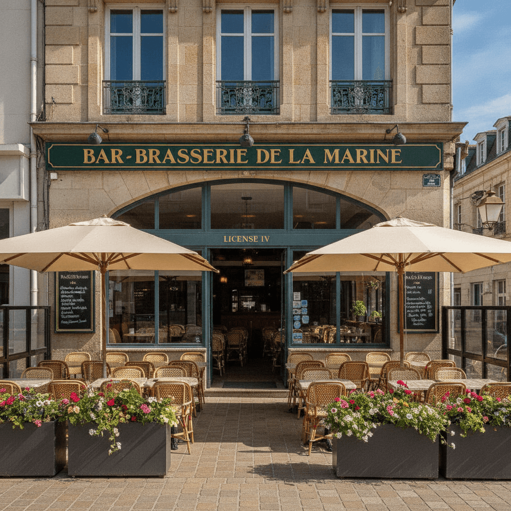 Bar-brasserie 160m² à Boulogne-Sur-Mer : terrasse - licence IV - Image 1