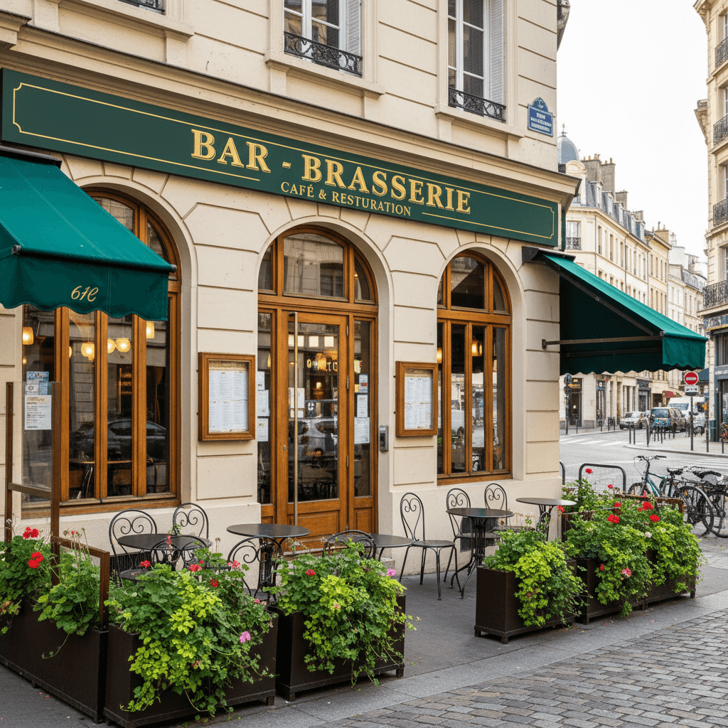 Bar-brasserie 170m² à Villeurbanne : terrasse - licence IV - Image 1