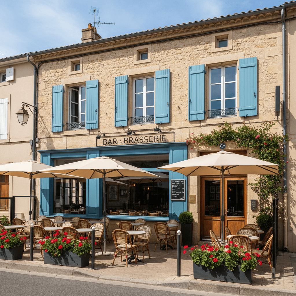 Bar-brasserie à Canet-En-Roussillon : terrasse - licence IV - Image 1