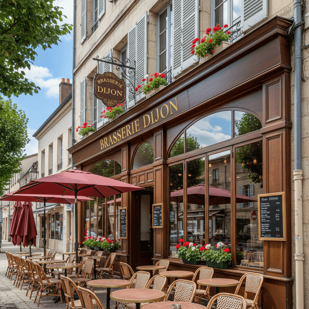 Bar-brasserie 150m² à Dijon : terrasse - licence IV