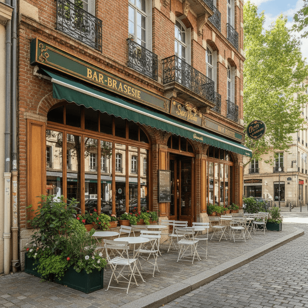 Bar-brasserie 100m² à Toulouse : terrasse - licence IV - Image 1