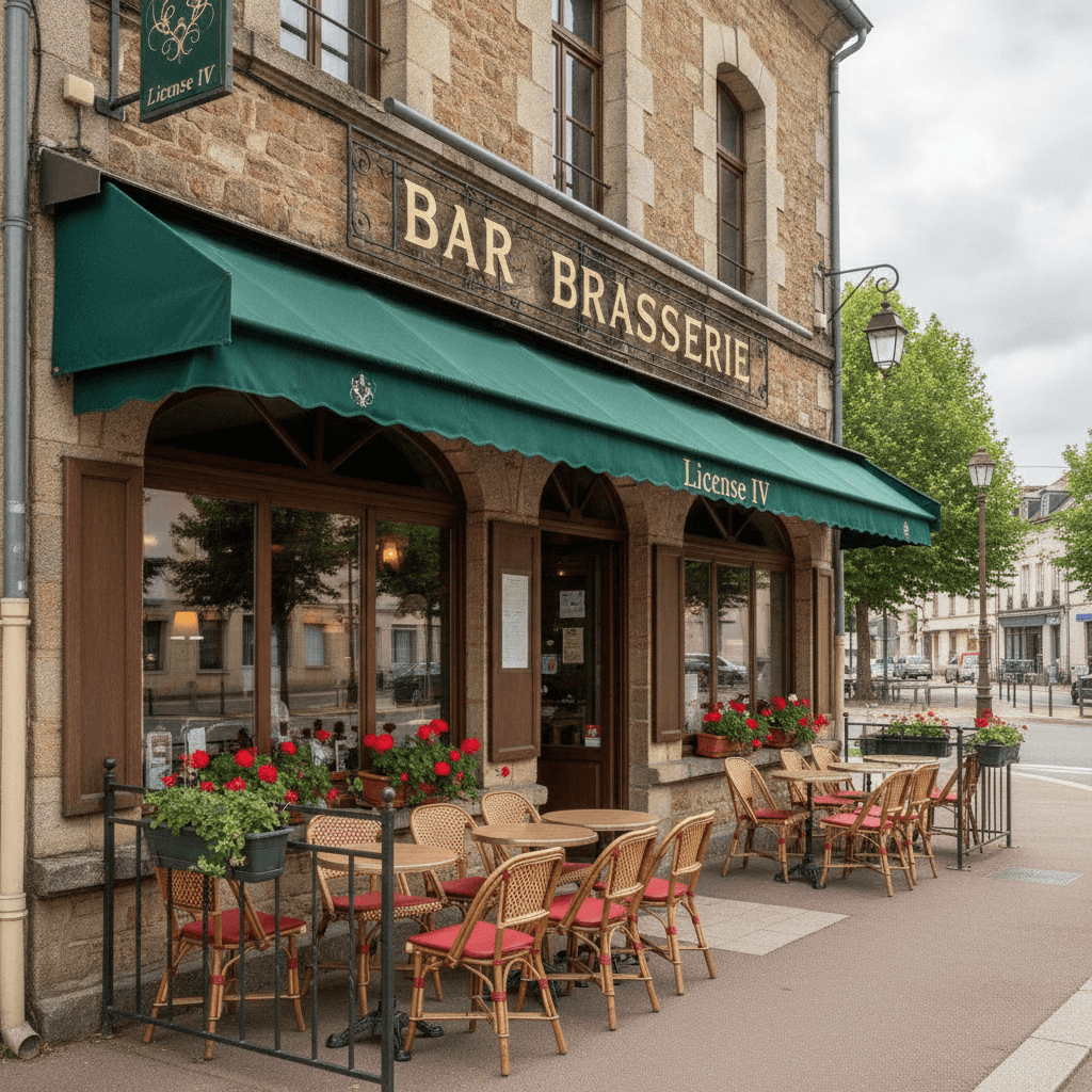Bar-brasserie 330m² à Fay-de-Bretagne : terrasse - licence IV - Image 1