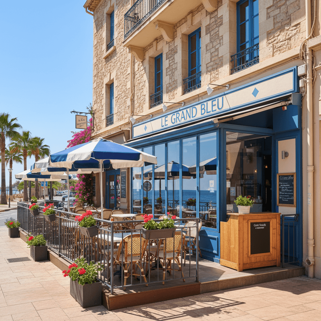 Restaurant à Marseille : terrasse - licence IV