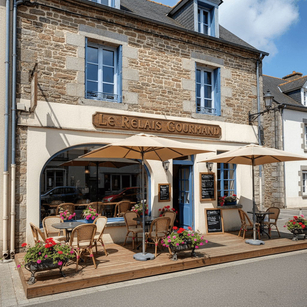 Restaurant 128m² à Carhaix-Plouguer : terrasse - licence IV - Image 1