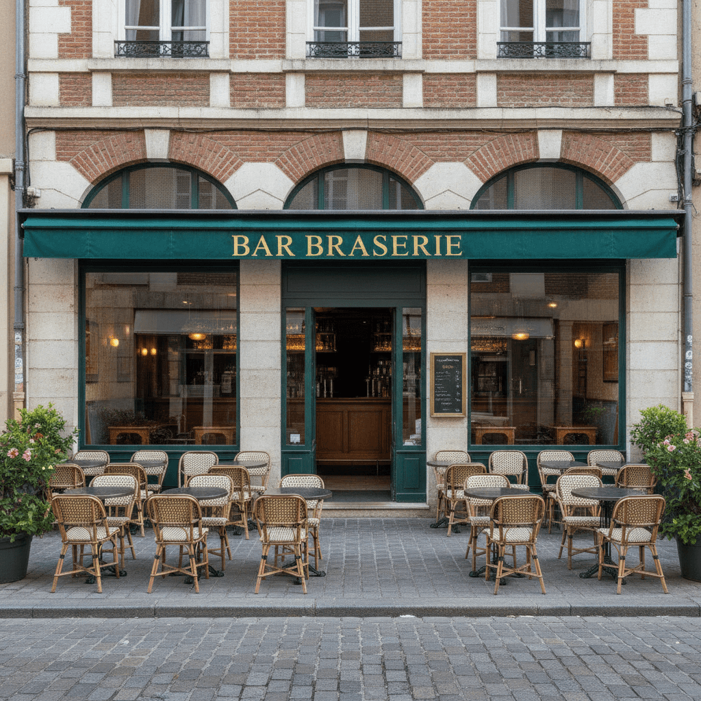 Bar-brasserie 130m² à Toulouse : terrasse - licence IV - Image 1