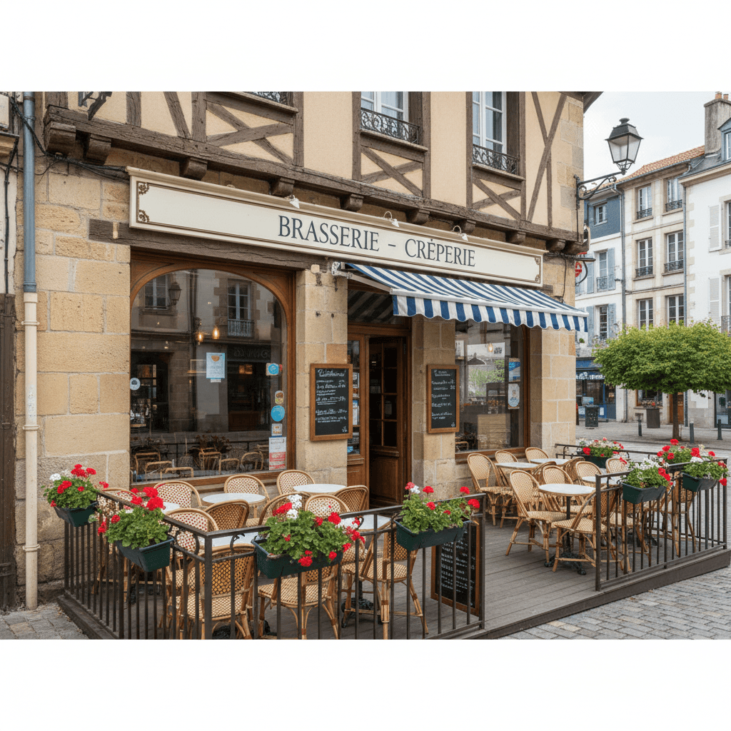 Bar-brasserie à BAYONNE : terrasse - Image 1