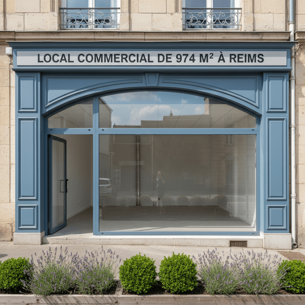 Local Commercial de 974 m² à Reims