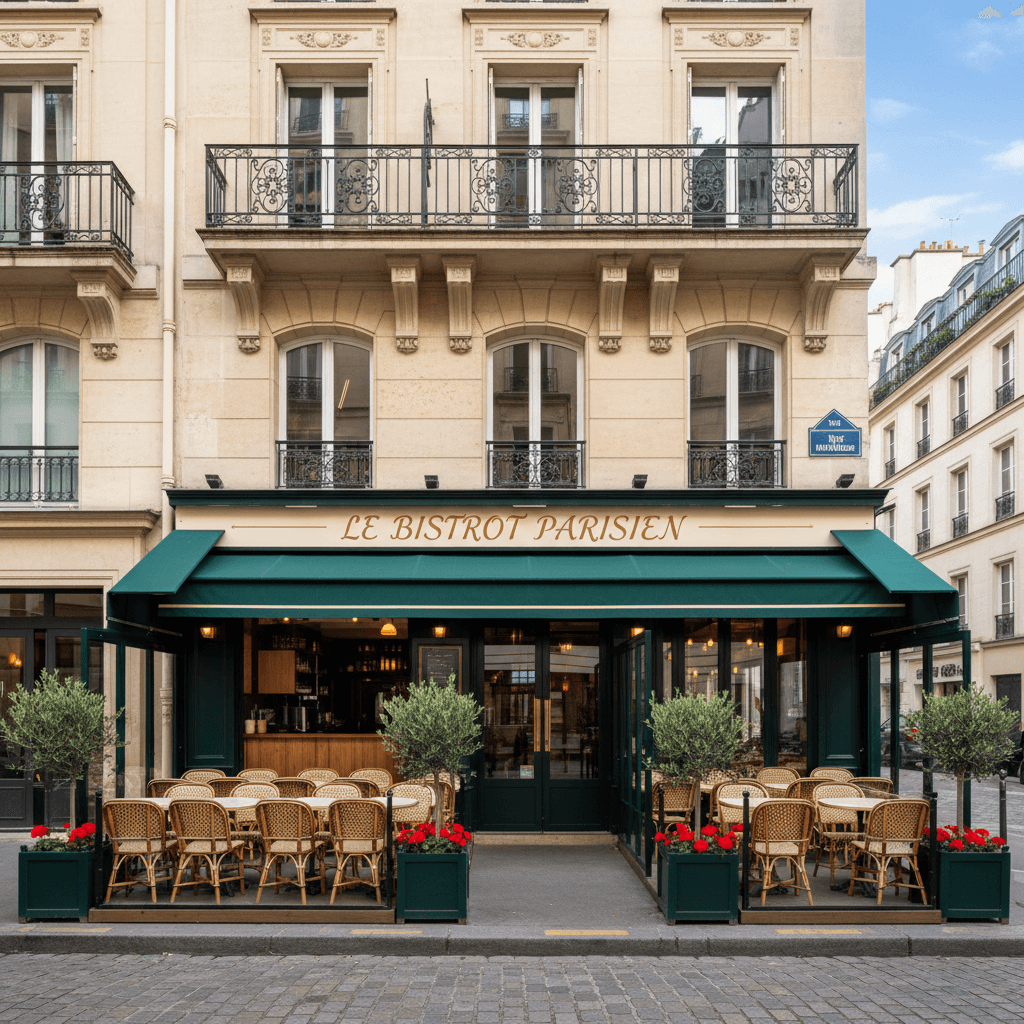 Restaurant idéal à Paris - 75 m² avec terrasse