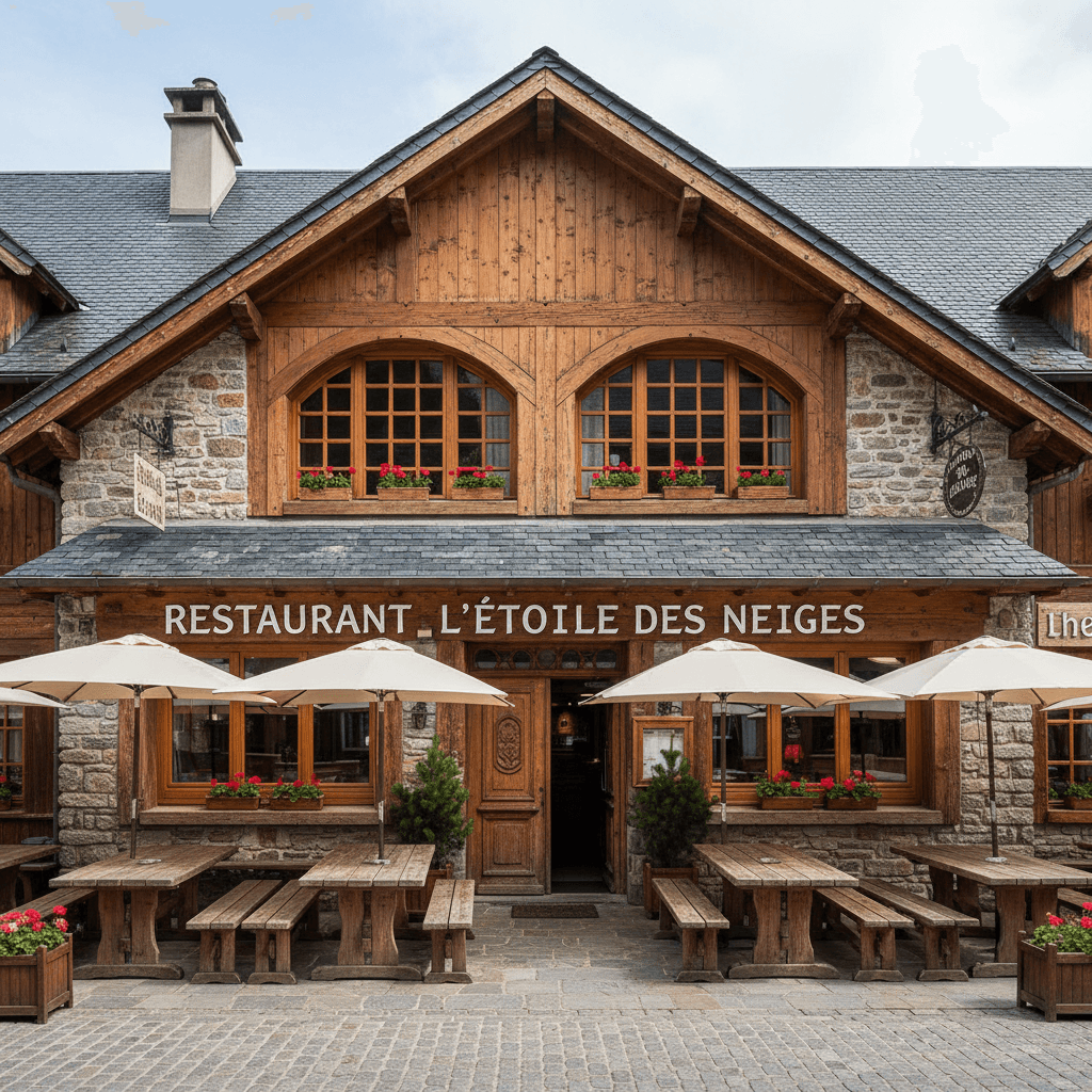 Restaurant 534m² à Ancelle : terrasse - licence IV - Image 1