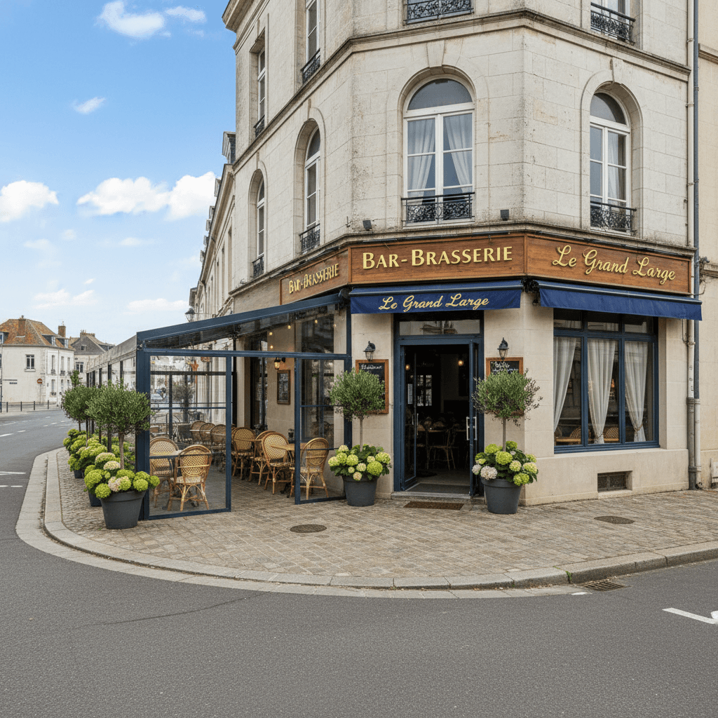 Bar-brasserie 200m² à Dunkerque : terrasse - licence IV - Image 1