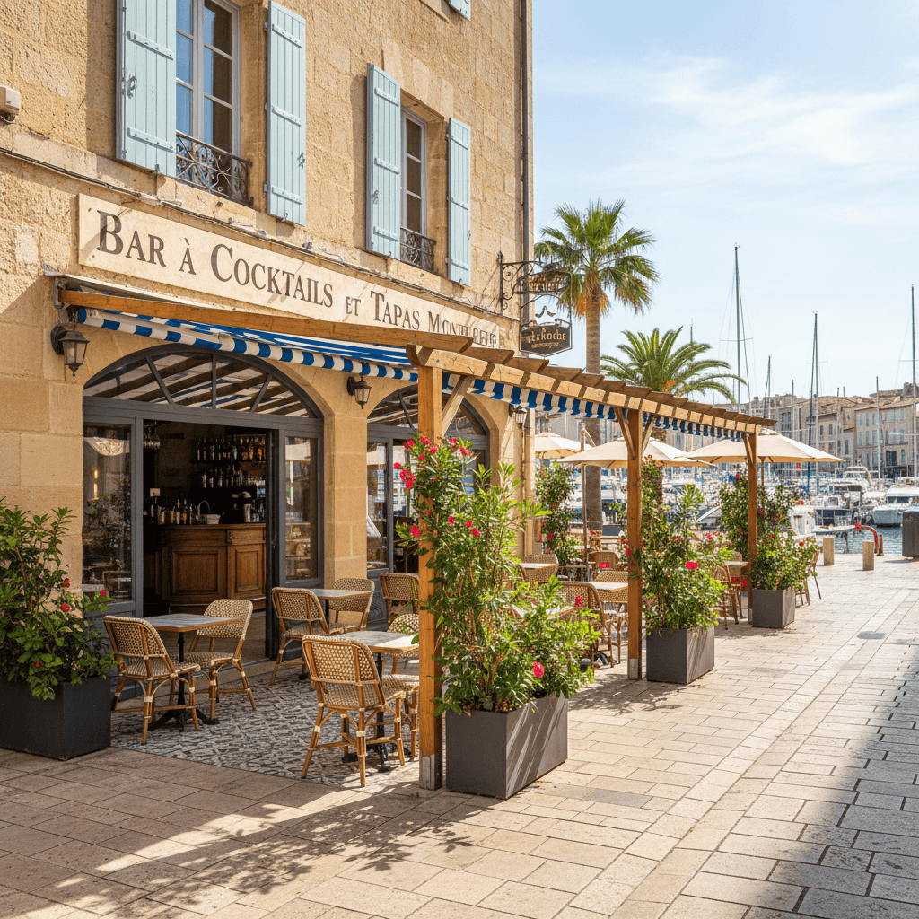 Bar-brasserie 145m² à Montpellier : terrasse - licence IV - Image 1