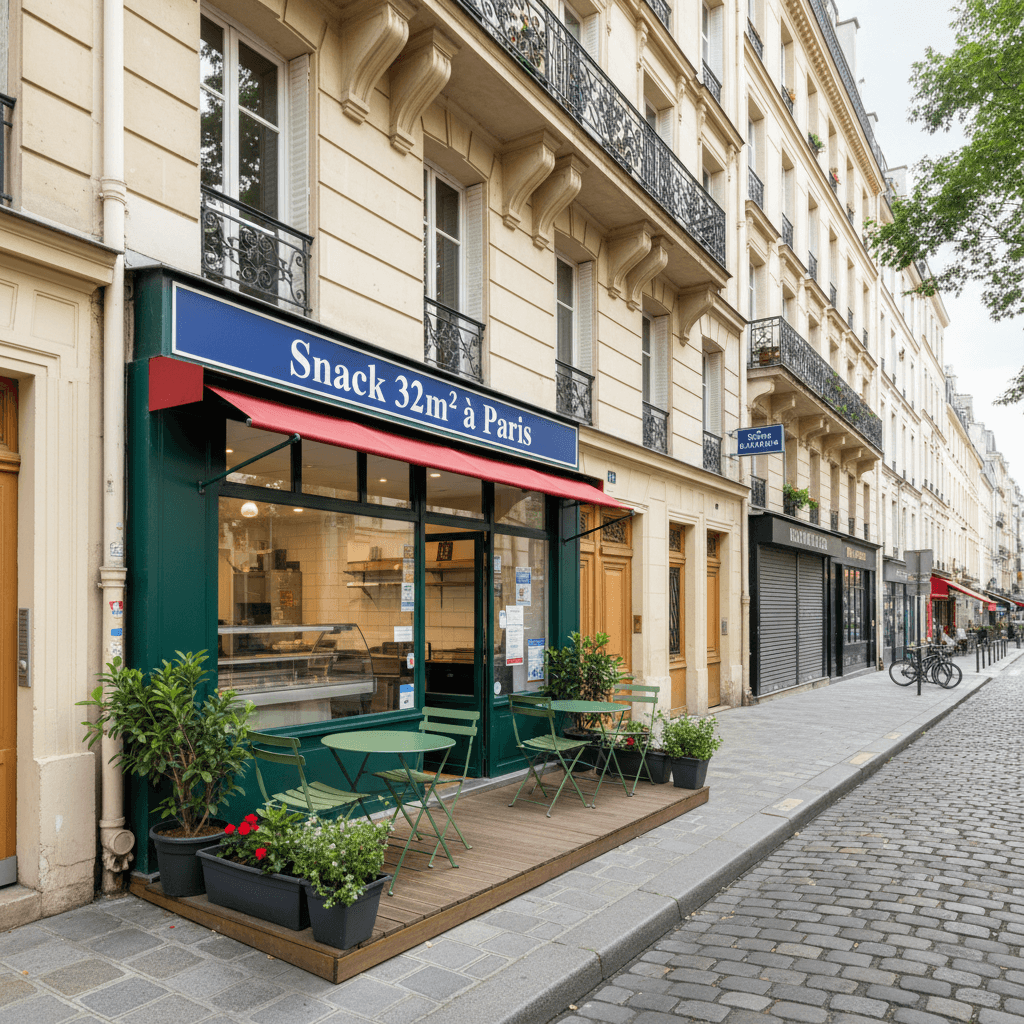 Snack 32m² à Paris