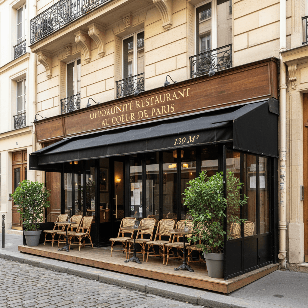 Opportunité Restaurant au Cœur de Paris - 130 m² en liquidation judiciaire