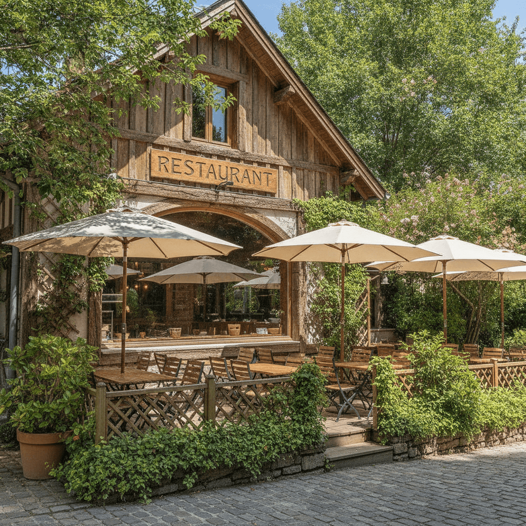 Restaurant 100m² à Bagnères-De-Bigorre : terrasse - licence IV - Image 1