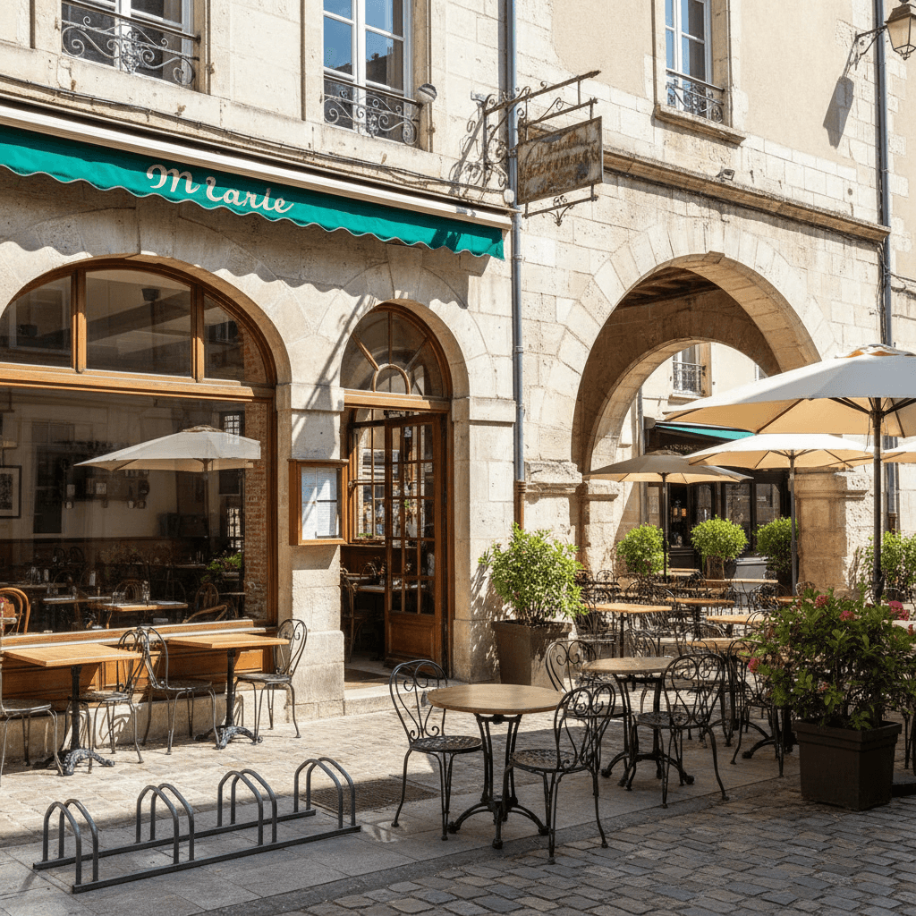Bar-brasserie 130m² à Beaune : terrasse - licence IV - Image 1