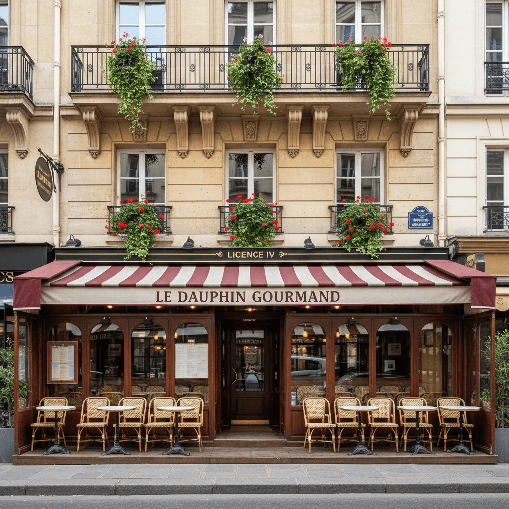 Restaurant 45 couverts à Paris : terrasse - licence IV - Image 1