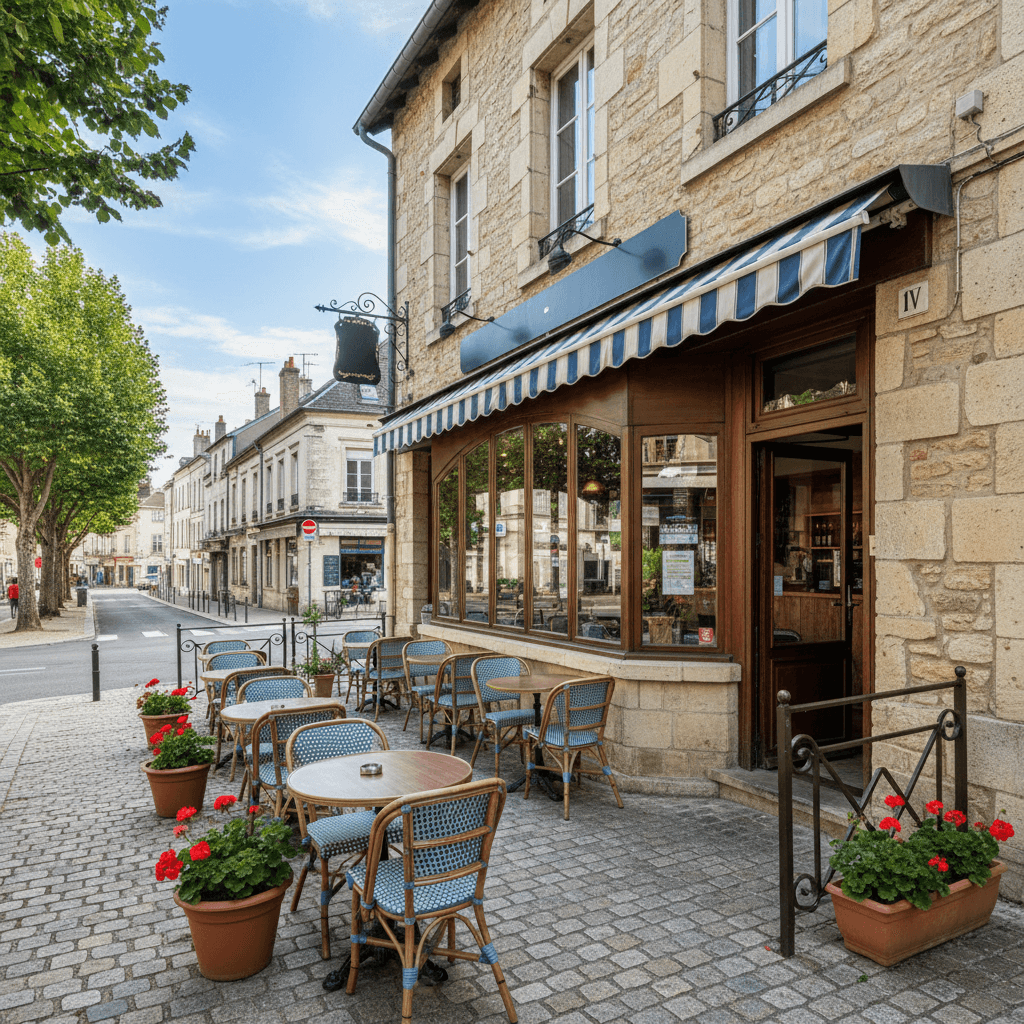 Restaurant à Lons-Le-Saunier : terrasse - licence IV - Image 1