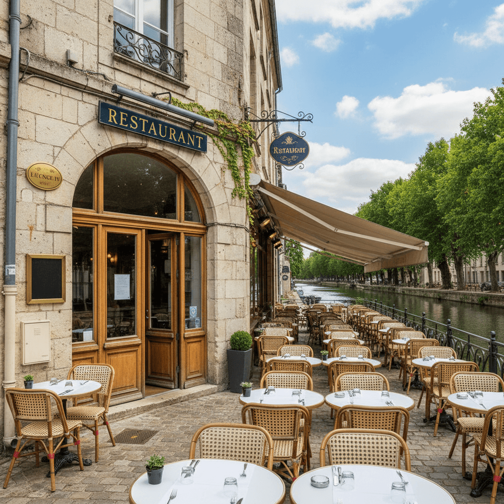 Restaurant à Caen : terrasse - licence IV - Image 1