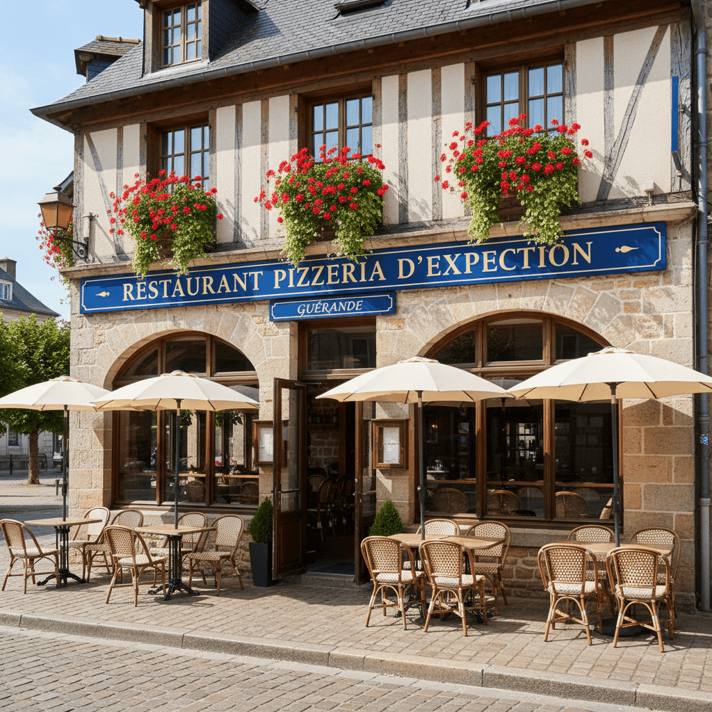 Restaurant 200m² à Guérande : terrasse - licence IV - Image 1