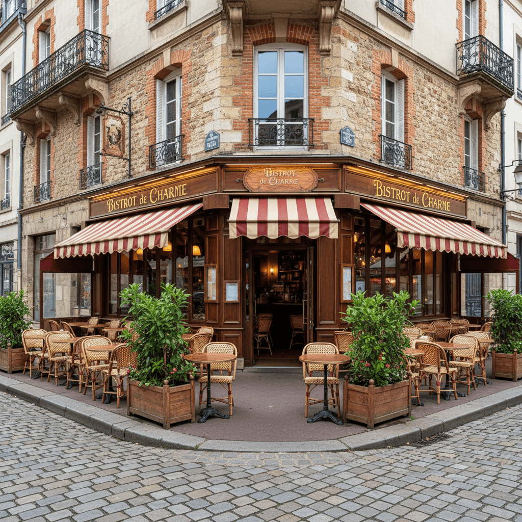 Restaurant 80m² à Angers : terrasse