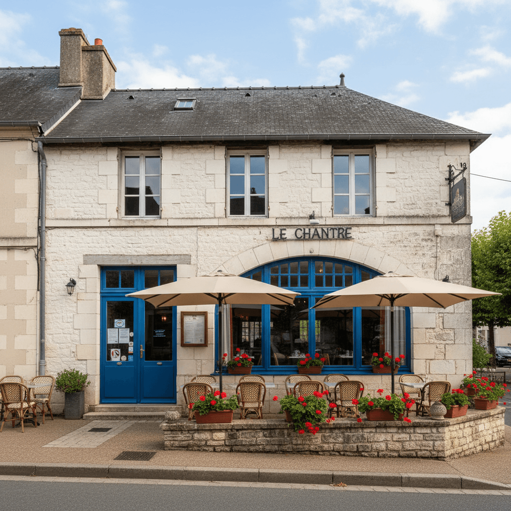 Restaurant 90m² à Artannes-Sur-Indre : terrasse - licence IV - Image 1