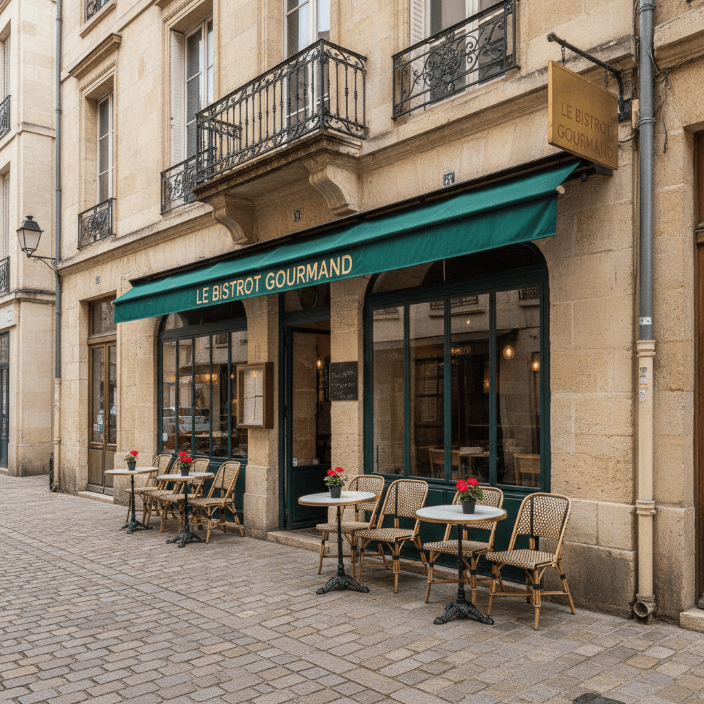 Restaurant à Bordeaux : terrasse - extraction
