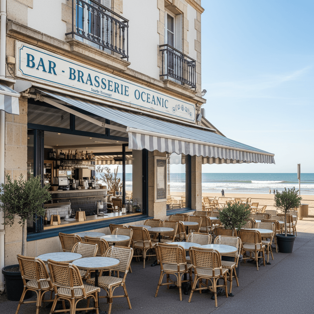 Bar-brasserie 395m² à Soorts-Hossegor : terrasse - licence IV - Image 1