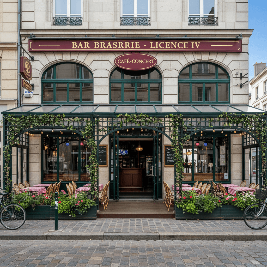 Bar-brasserie à Nantes : terrasse - licence IV - Image 1