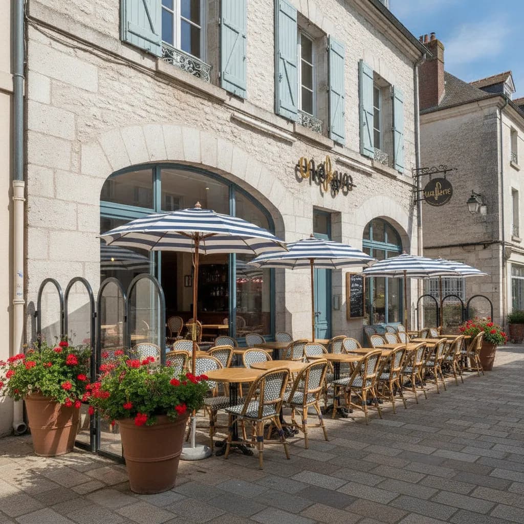 Restaurant 180m² à La Rochelle : terrasse - cuisine équipée - Image 1