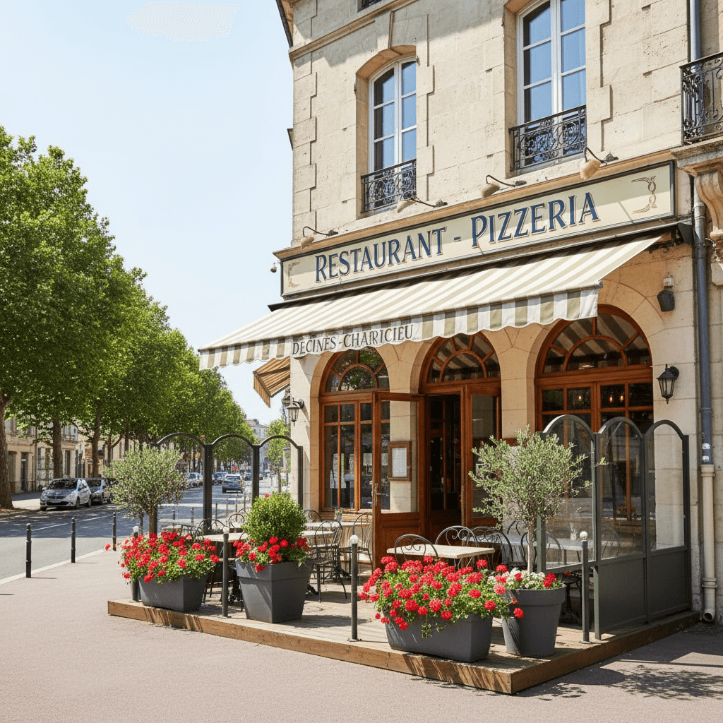 Restaurant 312m² à Décines-Charpieu : terrasse - licence IV - Image 1