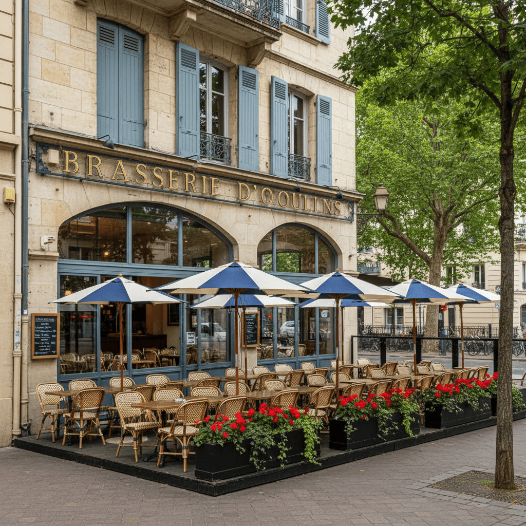 Bar-brasserie 400m² à Oullins : terrasse - licence IV - Image 1