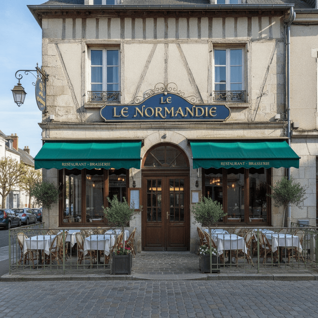 Restaurant 1200m² à Pont-Audemer : terrasse - licence IV - Image 1