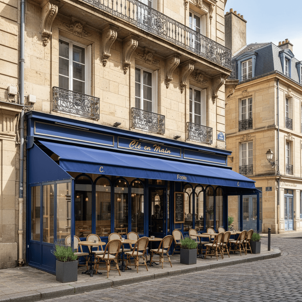 Restaurant 110m² à Clermont-Ferrand : terrasse - extraction