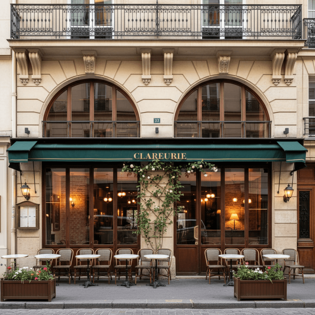Restaurant 60 couverts à Neuilly-sur-Seine : terrasse - licence IV - Image 1