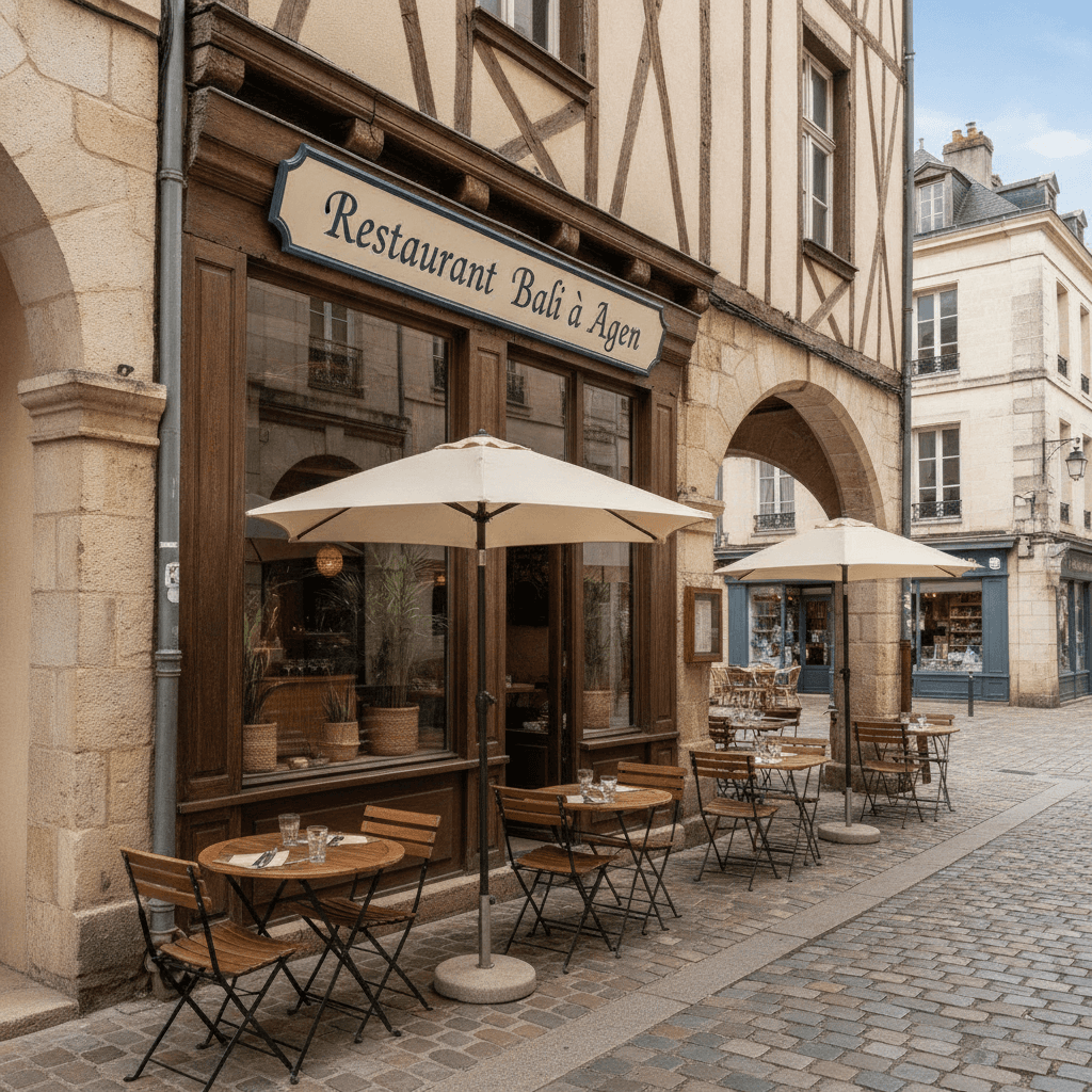 Restaurant 58m² à Agen : terrasse - licence IV - Image 1