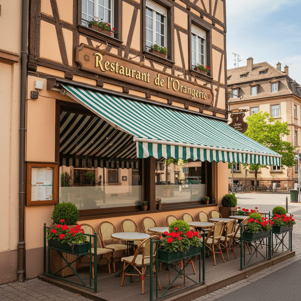 Restaurant 70m² à Strasbourg : terrasse - licence IV