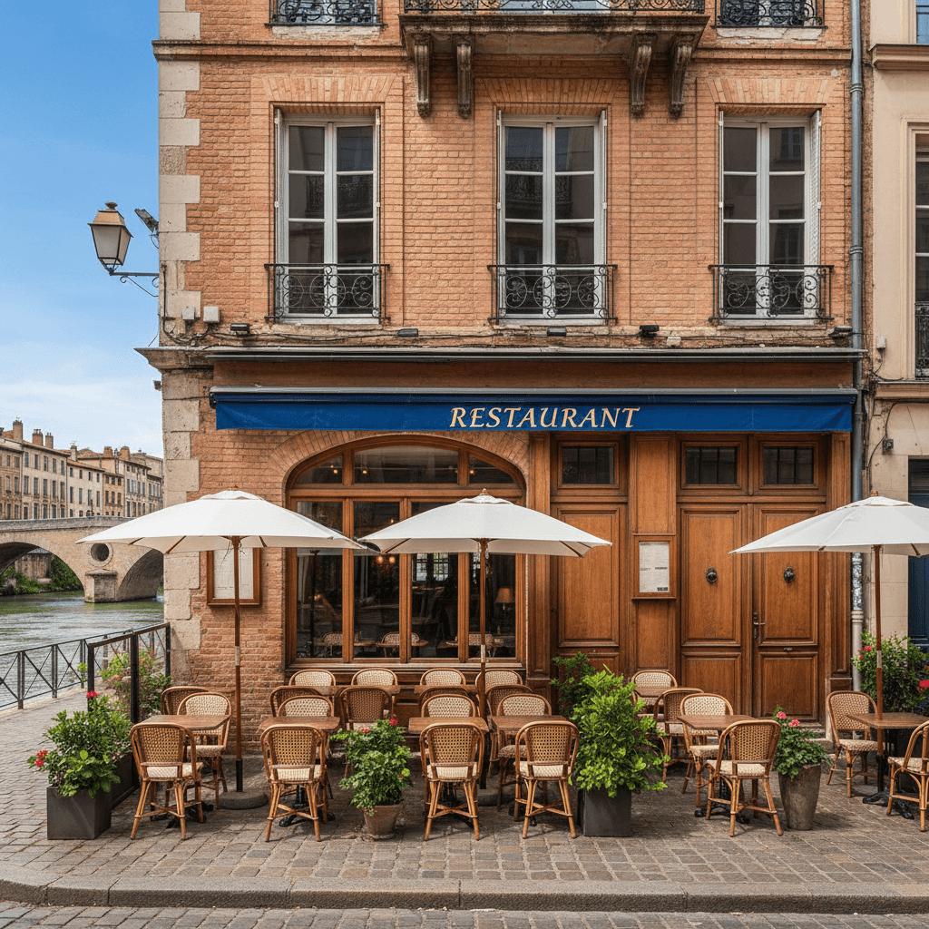 Restaurant 135m² à Toulouse : terrasse - licence IV - Image 1