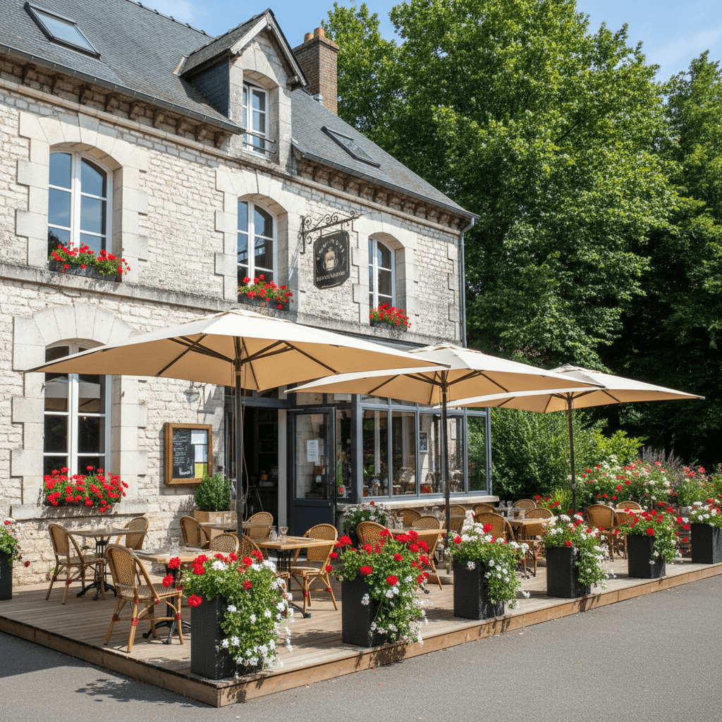 Restaurant à La Roche-Sur-Yon : terrasse - licence IV - Image 1