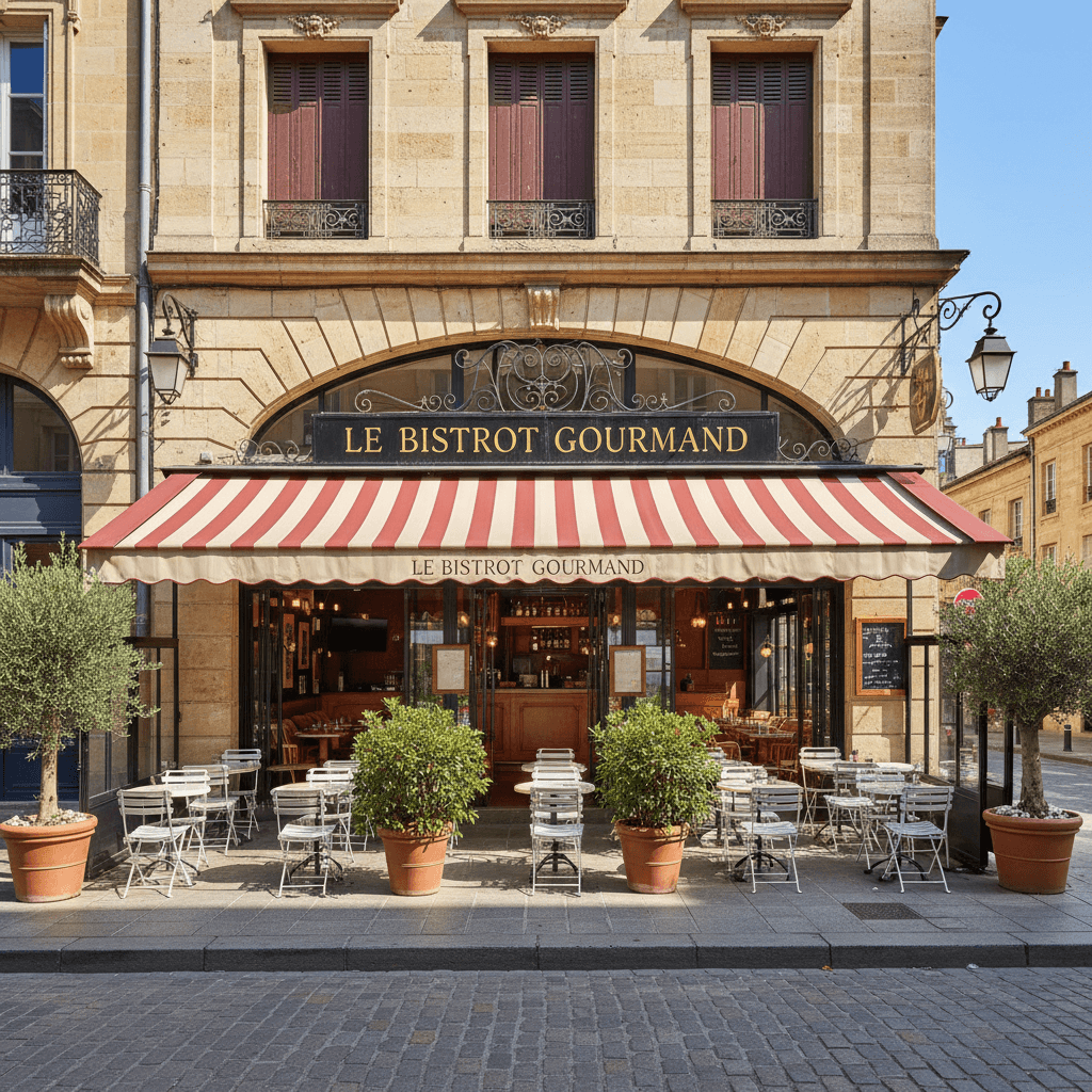 Restaurant à Bordeaux : terrasse - extraction